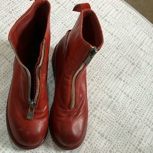 Vintage red boots